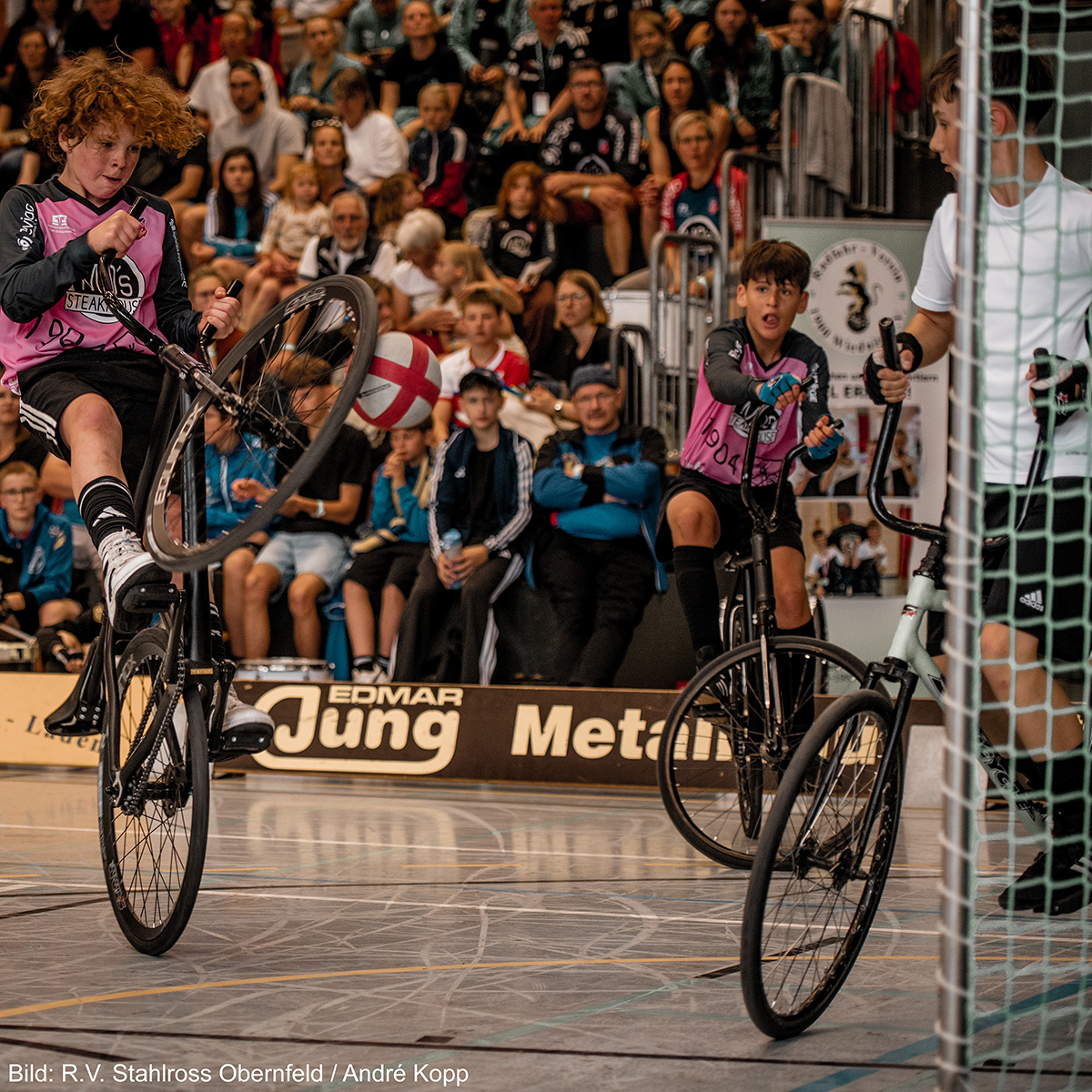 Marlon Ganz &amp; Neo Cartarius erreichen den 4.ten Platz bei der Deutschen U15-Radballmeisterschaft